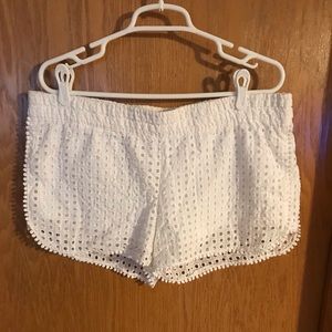 Lilly for Target white lace shorts